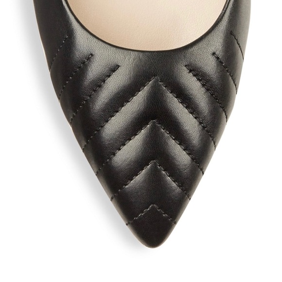 NWT Karl Lagerfeld Roulle Leather Toe-Point Pumps - Picture 4 of 7